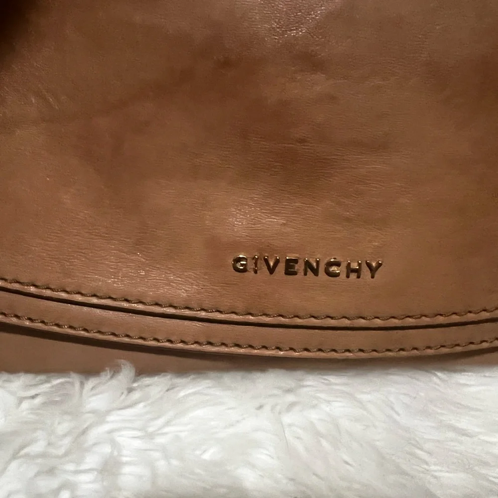 Givenchy Tan Leather Large New Line Flap Tote Shoulder Bag - Picture 2 of 12